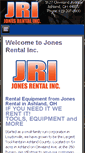 Mobile Screenshot of jonesrentalinc.com